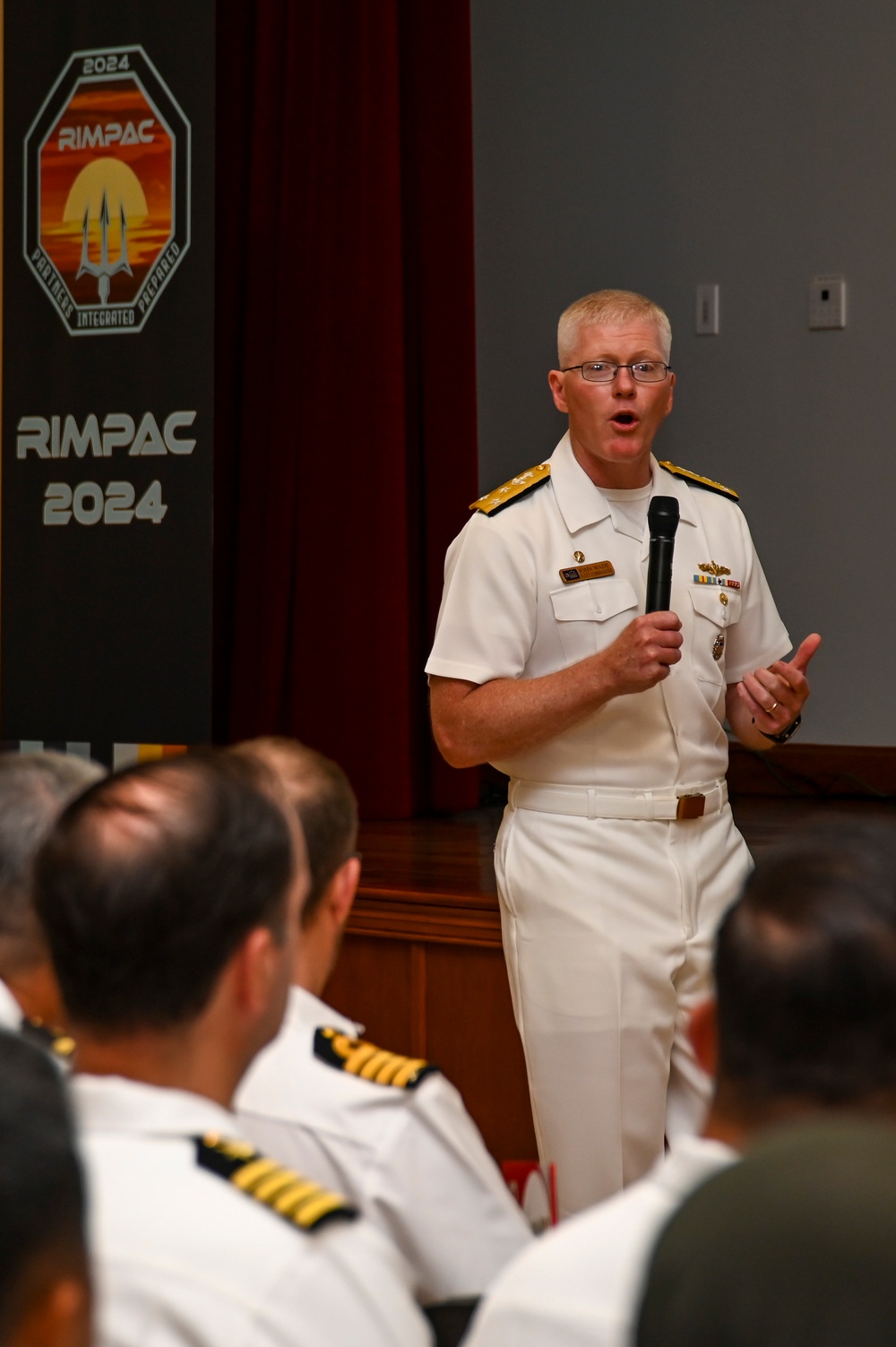 VADM Wade Speaks at RIMPAC 2024 Opening Brief