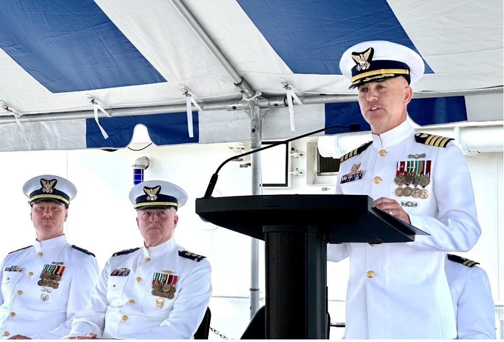USCGC Charles David Jr. holds change of command ceremony
