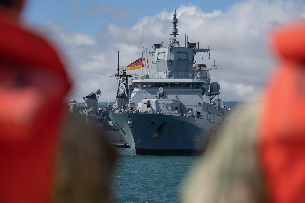 FGS Baden-Württemberg Arrives for RIMPAC 2024