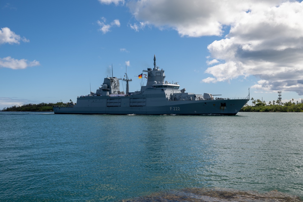 FGS Baden-Württemberg Arrives at JBPHH for RIMPAC 2024