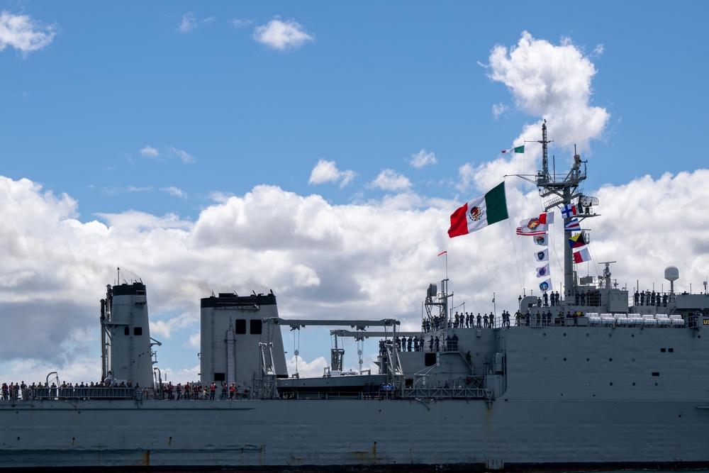 ARM Usumacinta Arrives at JBPHH for RIMPAC 2024
