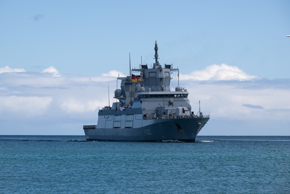 FGS Baden-Württemberg Arrives at JBPHH for RIMPAC 2024