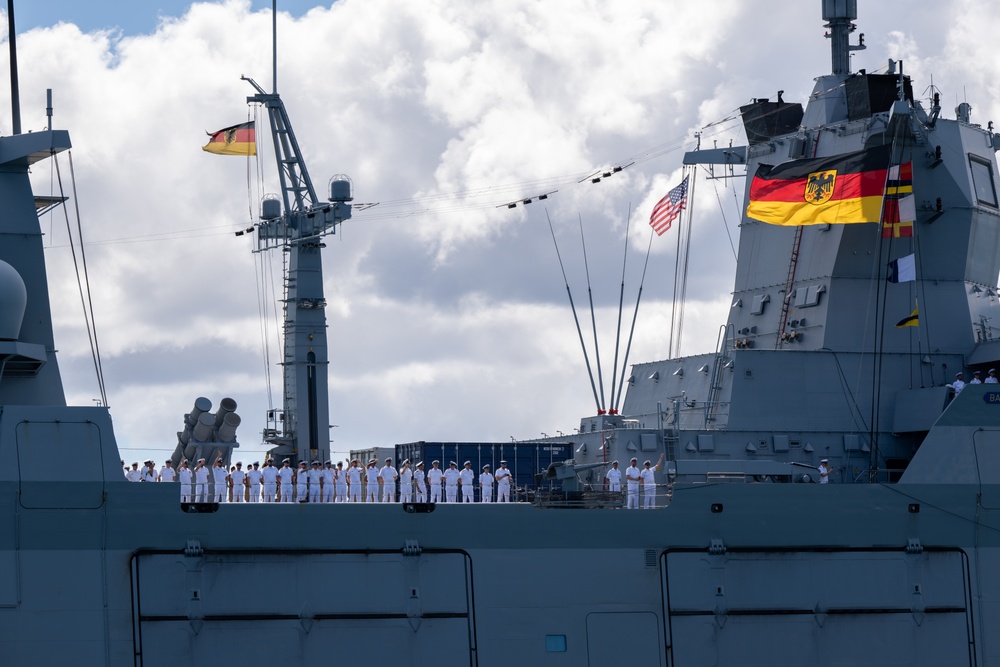 FGS Baden-Württemberg Arrives at Joint Base Pearl Harbor-Hickam for RIMPAC 2024