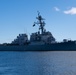 USS Fitzgerald arrives at JBPHH for RIMPAC 2024