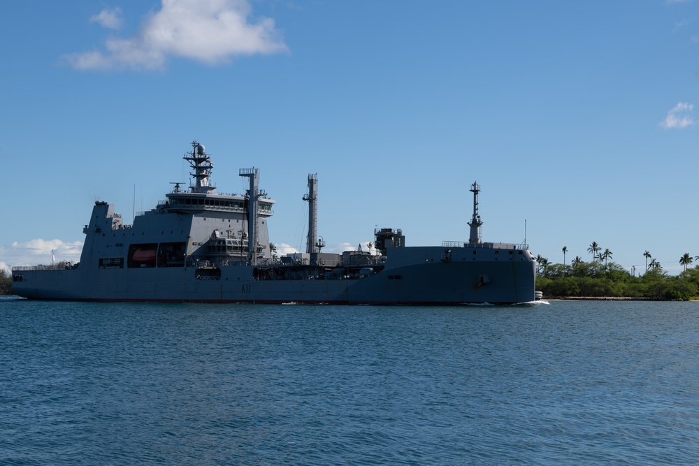 DVIDS - Images - HMNZS Aotearoa (A11) arrives at Pearl Harbor for ...