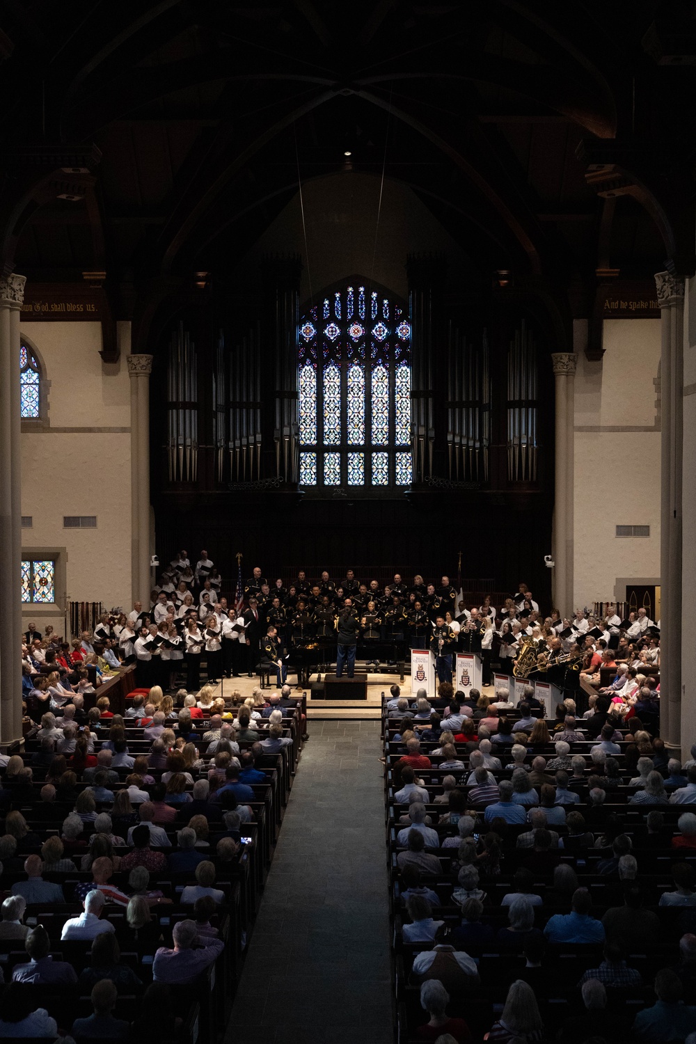 The U.S. Army Chorus and Brass Quintet perform special Memorial Day concert for the Dallas community