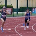 Air Force Maj. Mallory Morgan (R) and Tech. Sgt. Nicole Stickel Compete in Track Event During 2024 DoD Warrior Games