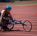 Petty Officer 1st Class Angela Harris Competes in Wheelchair Track Event During 2024 DoD Warrior Games