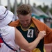 Leading Seaman Harley Dodds of Team Australia Receives Cold Towel During 2024 DoD Warrior Games