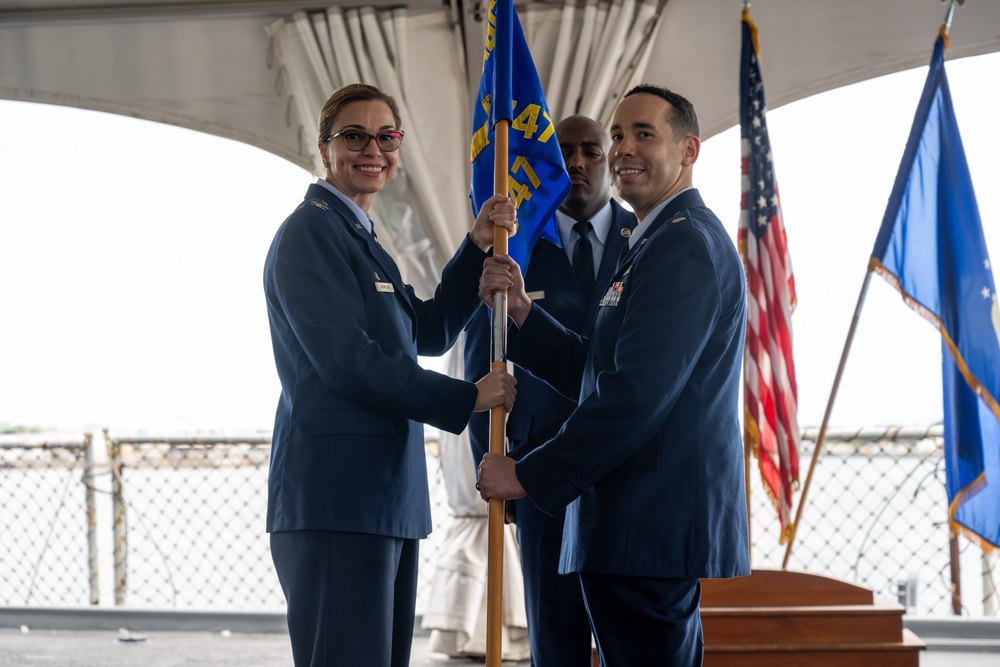 747th Cyberspace Squadron Change of Command Ceremony 2024