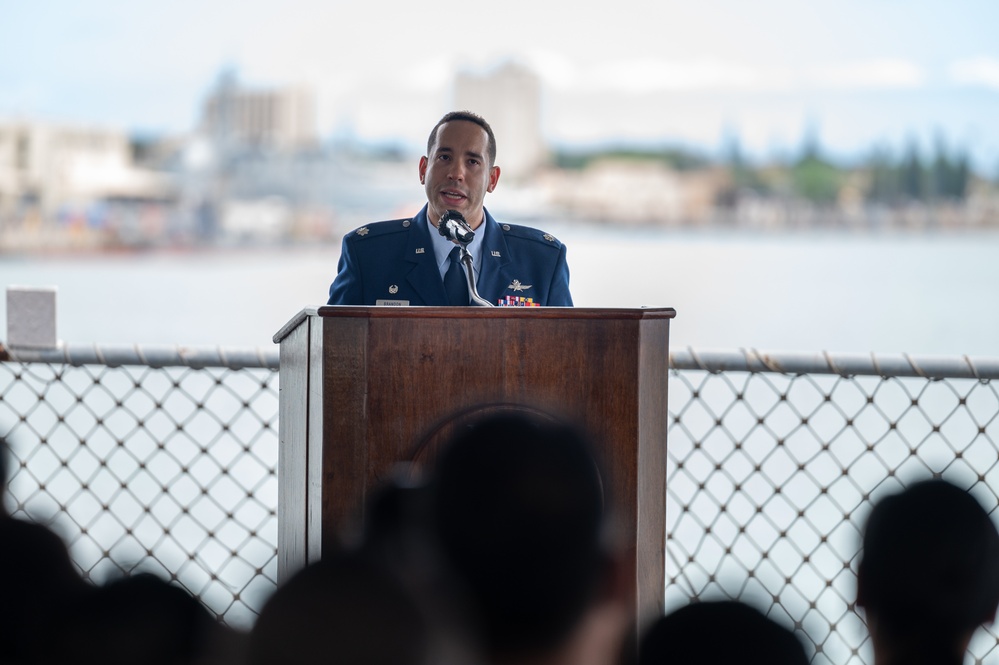 747th Cyberspace Squadron Change of Command Ceremony