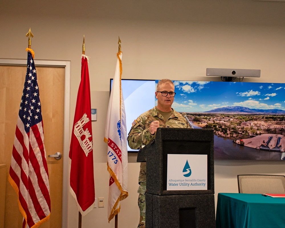 USACE, ABCWUA sign new water storage agreement for Abiquiu Reservoir