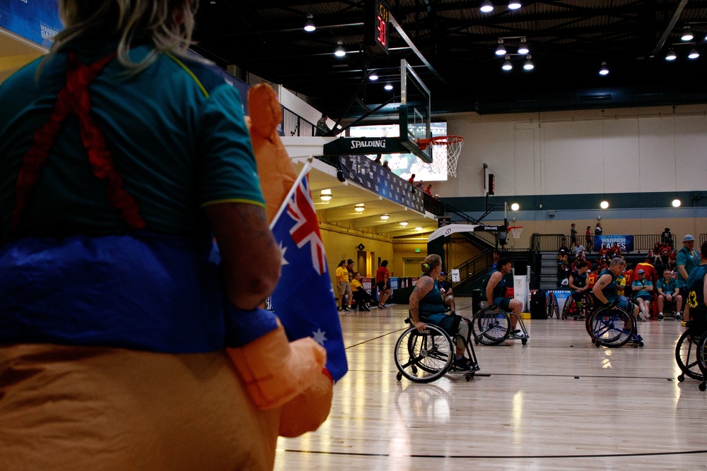 2024 Athletes Compete in Wheelchair Basketball Bracket Play at the 2024 DoD Warrior Games