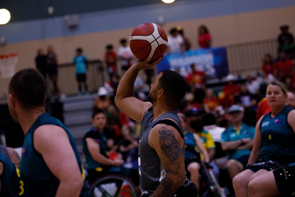 Athletes Compete in Wheelchair Basketball Bracket Play at the 2024 DoD Warrior Games