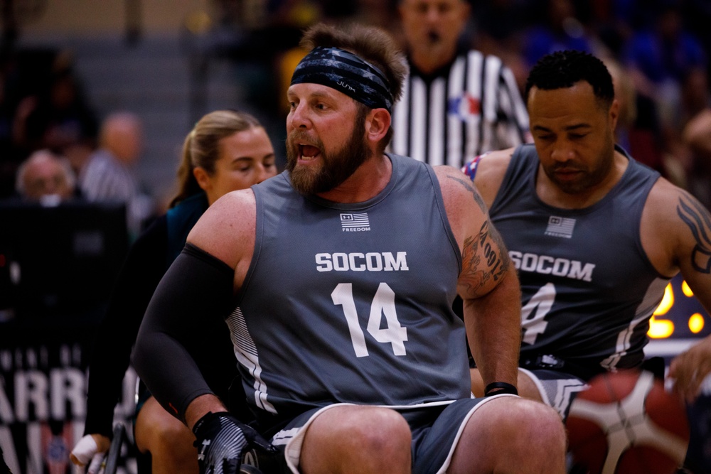 Athletes Compete in Wheelchair Basketball Bracket Play at the 2024 DoD Warrior Games