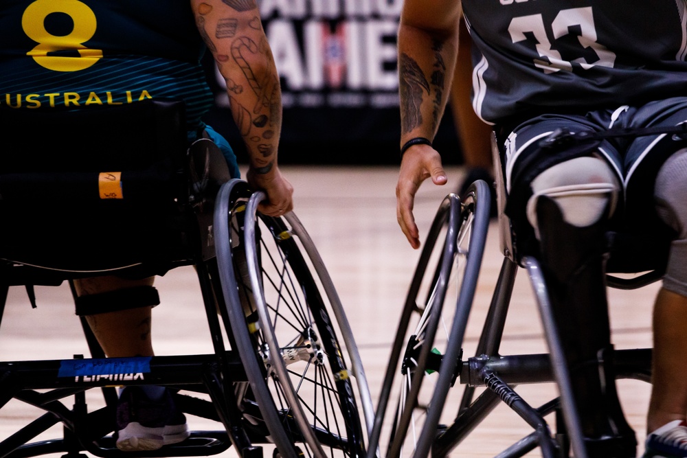 Athletes Compete in Wheelchair Basketball Bracket Play at the 2024 DoD Warrior Games