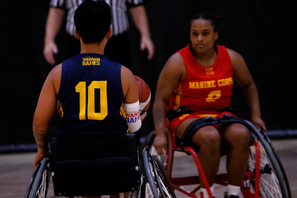 Athletes Compete in Wheelchair Basketball Bracket Play at the 2024 DoD Warrior Games
