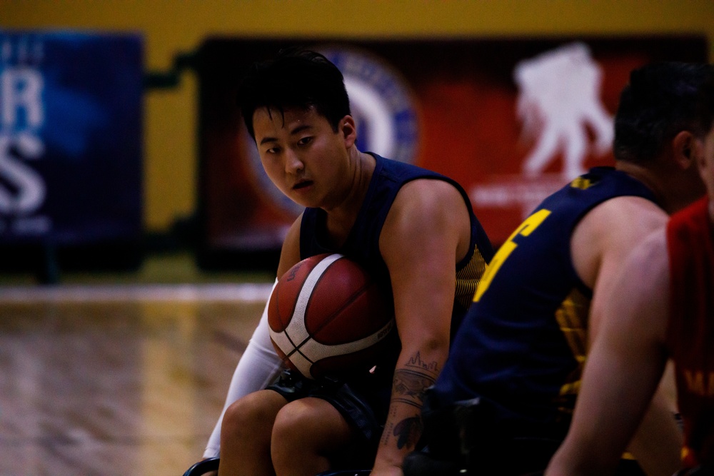 Athletes Compete in Wheelchair Basketball Bracket Play at the 2024 DoD Warrior Games