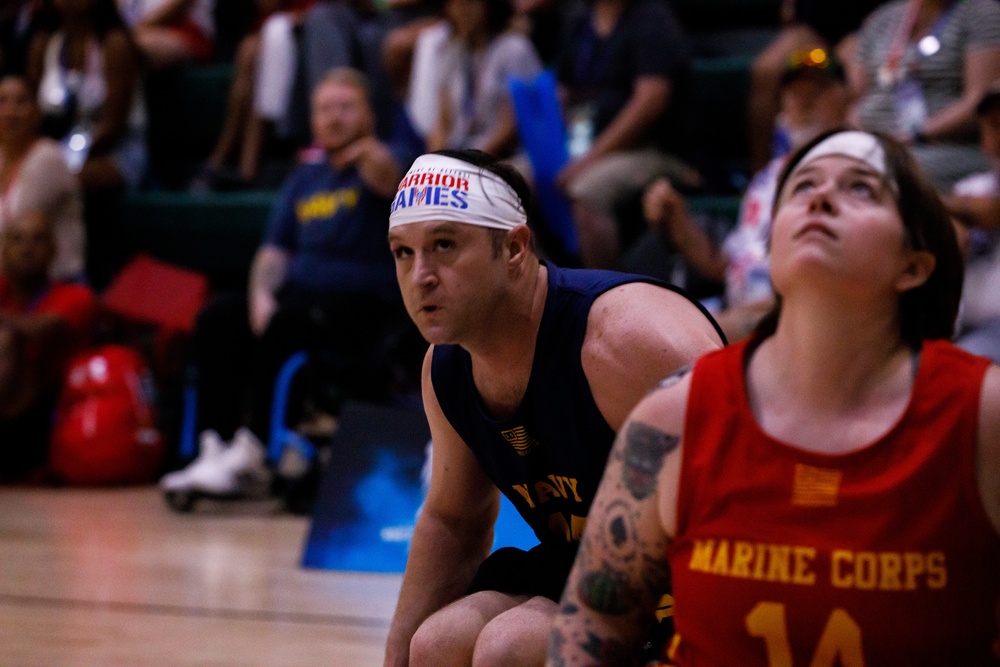 Athletes Compete in Wheelchair Basketball Bracket Play at the 2024 DoD Warrior Games
