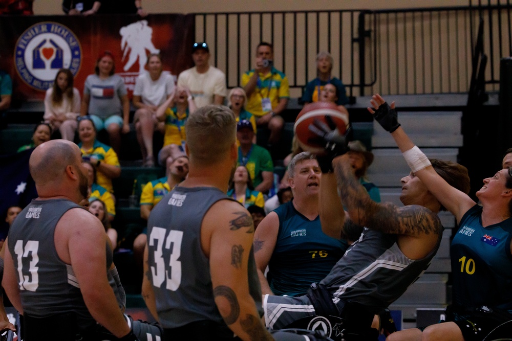Athletes Compete in Wheelchair Basketball Bracket Play at the 2024 DoD Warrior Games