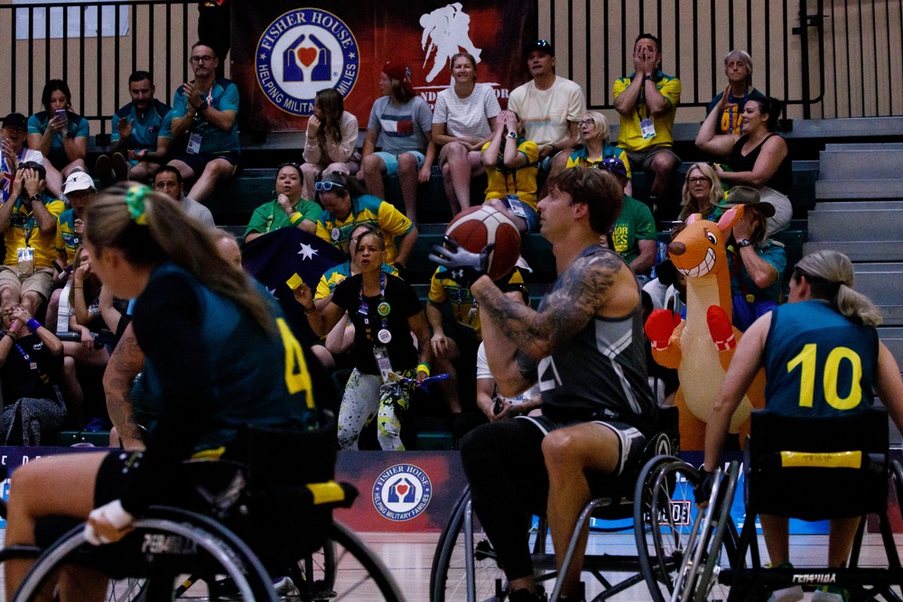 Athletes Compete in Wheelchair Basketball Bracket Play at the 2024 DoD Warrior Games