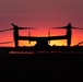 MRF-D 24.3: MV-22B Ospreys fly at night during Exercise Diamond Storm 24
