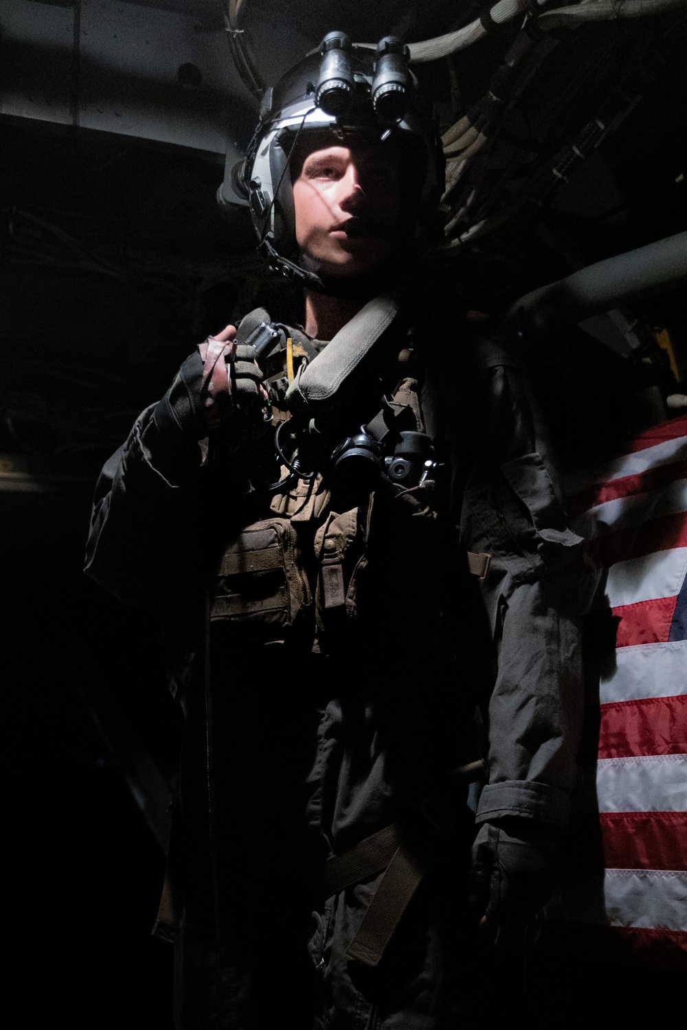 MRF-D 24.3: MV-22B Ospreys fly at night during Exercise Diamond Storm 24