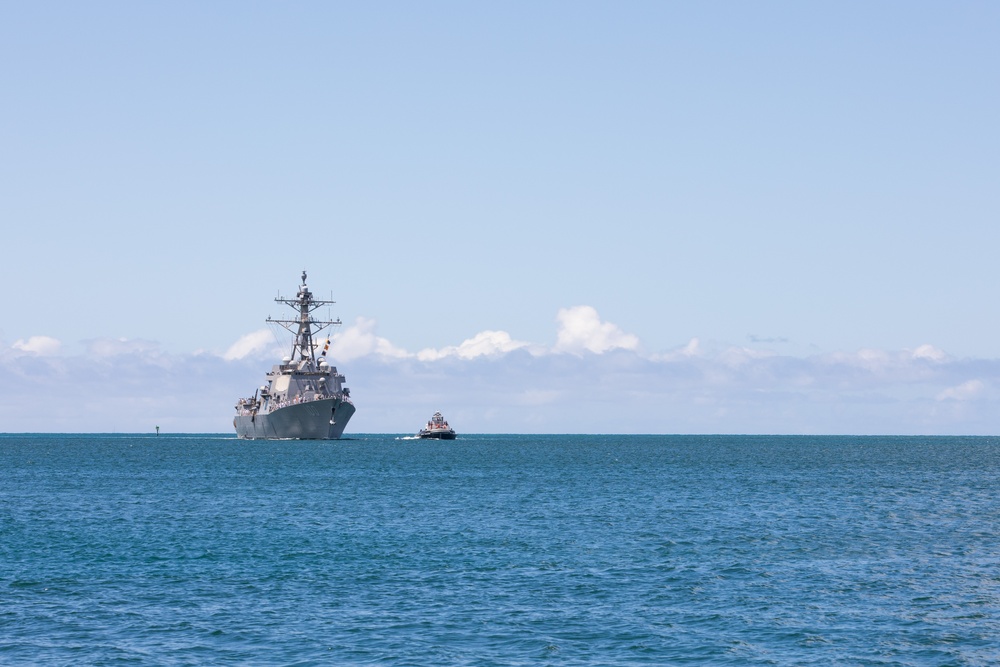 USS Kidd Arrives at Pearl Harbor for RIMPAC 2024