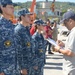 Maritime Prepositioning Ships Squadron Three Team Meets with Aspiring Civil Service Mariners