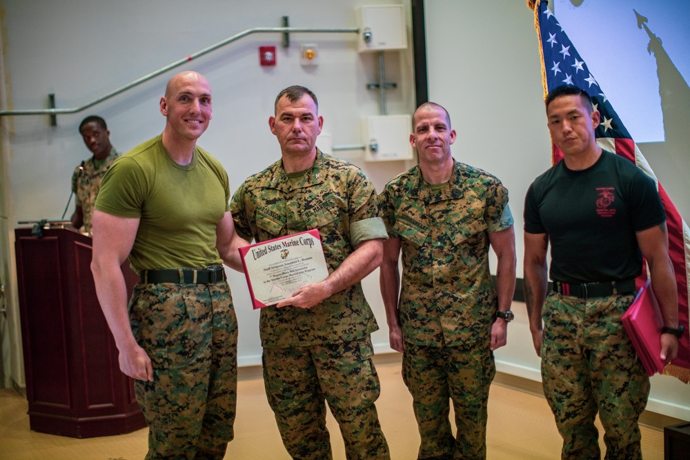 MARFORK Marines Graduation MAI Course in South Korea
