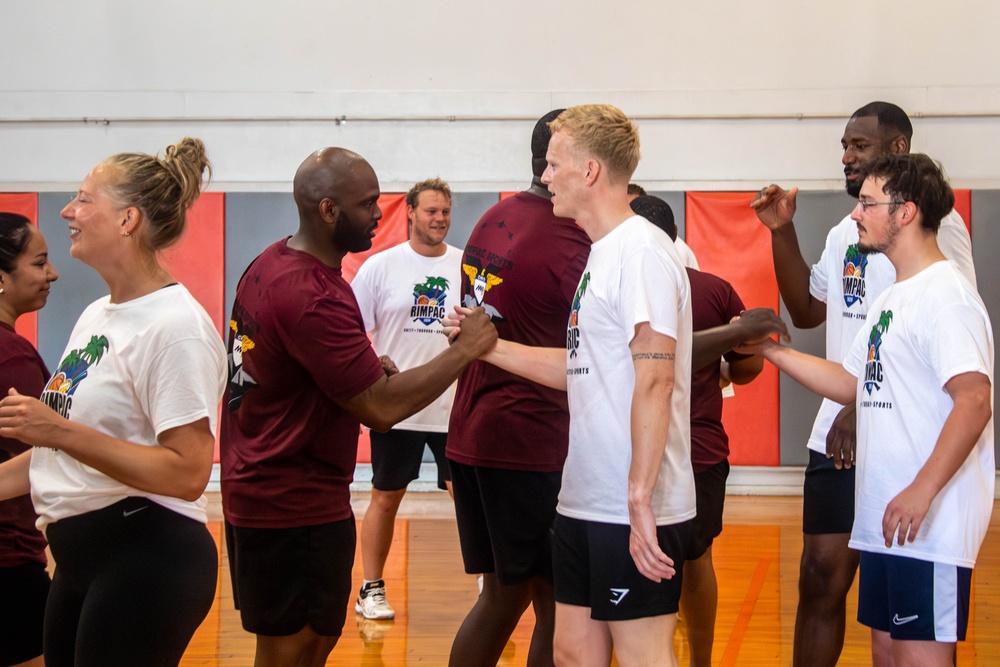 USS Carl Vinson (CVN 70) Participates in RIMPAC sports 2024