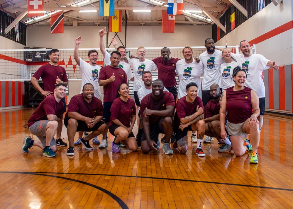 USS Carl Vinson (CVN 70) Participates in RIMPAC sports 2024