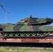 First railhead of APS-2 tanks bound for new APS worksite in Powidz, Poland departs Mannheim