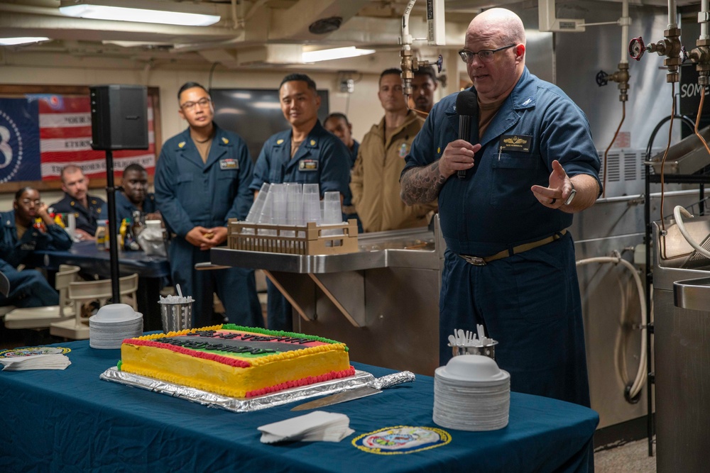 USS Somerset Celebrates Juneteenth
