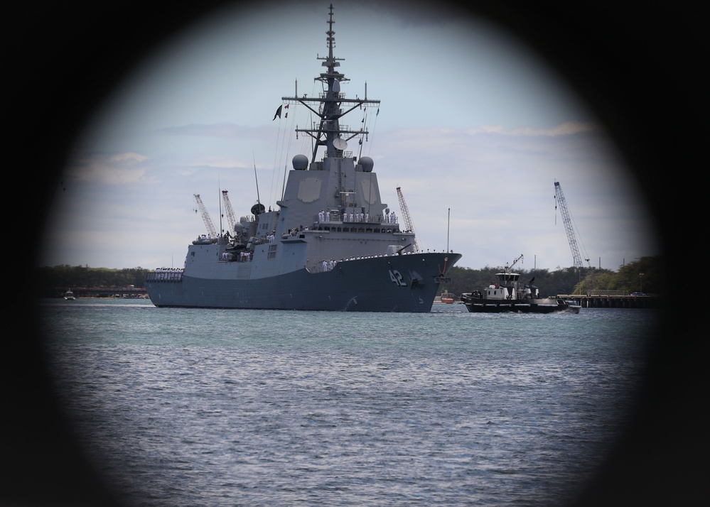 HMAS Sydney Arrives for RIMPAC 2024