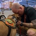 Boxer Welcomes Shelter to Soldier