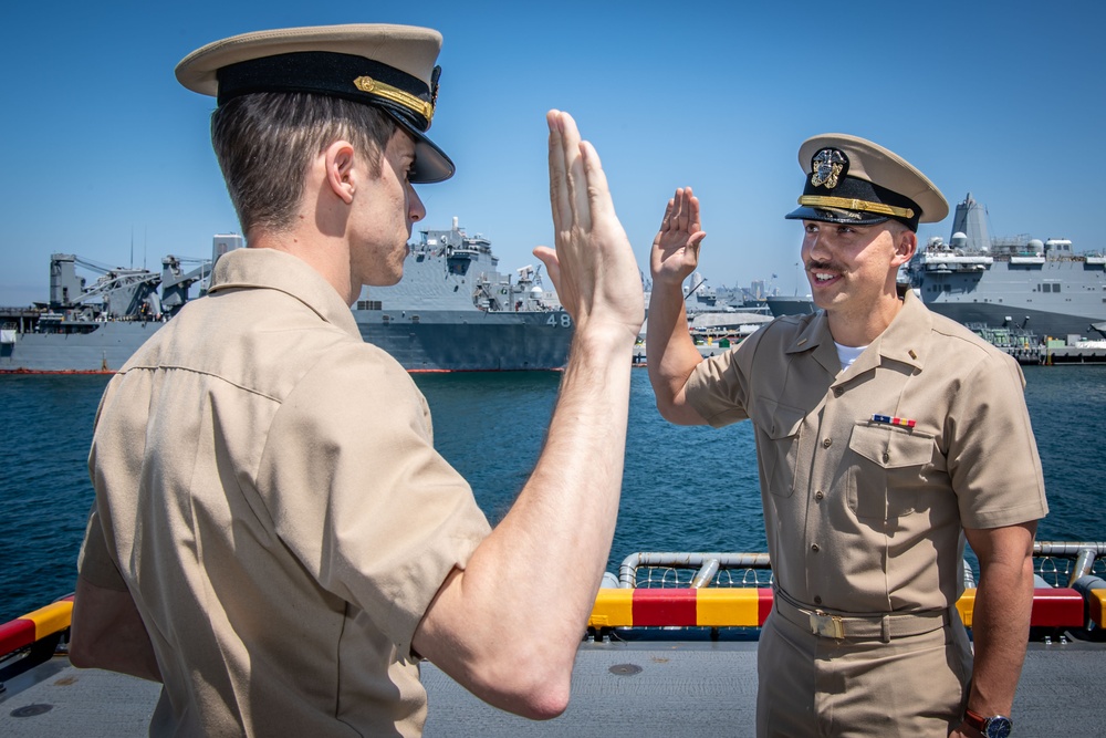 Springfield native promoted aboard USS Boxer