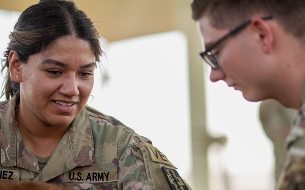 Army veterinary services, security forces, EOD conduct MWD TCCC training