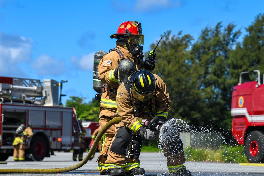 Kadena firefighters train on search and rescue operations