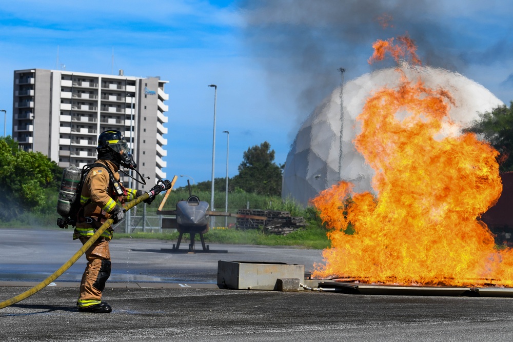 Kadena firefighters train on search and rescue operations