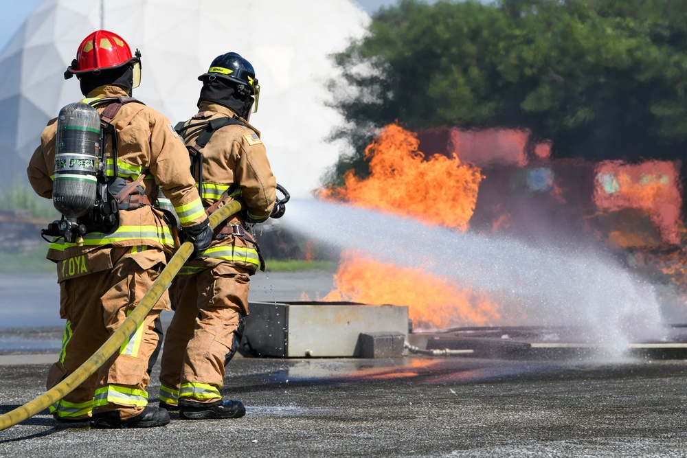 Kadena firefighters train on search and rescue operations