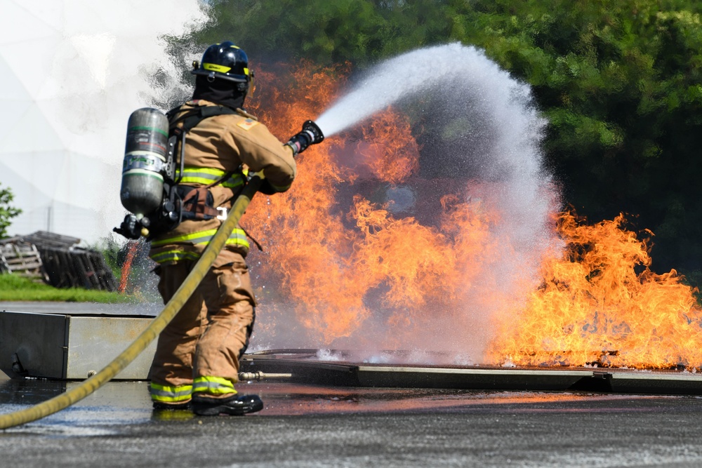 Kadena firefighters train on search and rescue operations