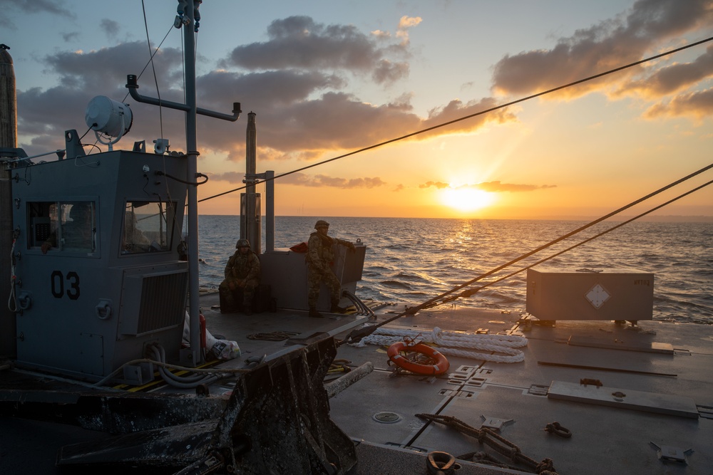 Trident Pier Emplacement to Support Humanitarian Aid