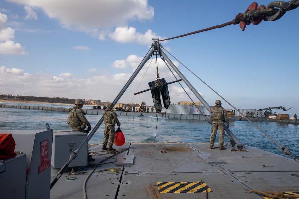 Trident Pier Emplacement to Support Humanitarian Aid