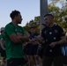 MRF-D 24.3 Marines meet Australia's National men’s rugby team Australia Sevens, practice rugby skills