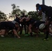 MRF-D 24.3 Marines meet Australia's National men’s rugby team Australia Sevens, practice rugby skills