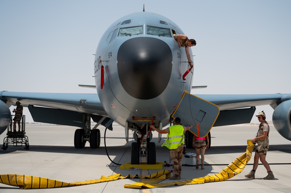 POL refuels coalition partner’s KC-135