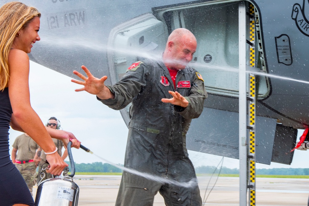 Lt. Col. Rod Jones fini flight