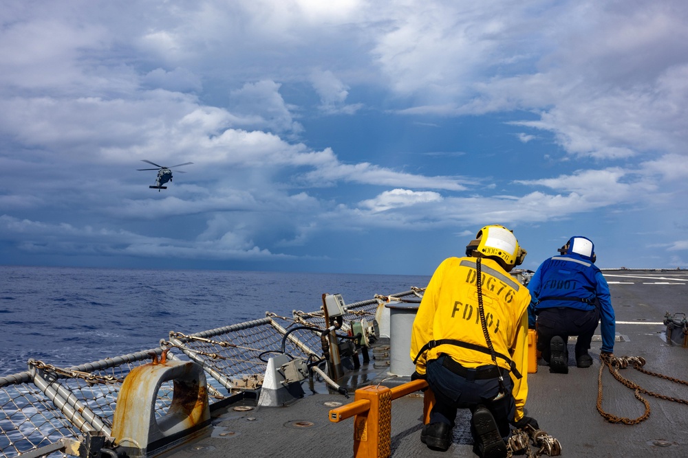 USS Higgins (DDG 76) Conducts Flight Operations in Support of Valiant Shield 2024