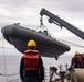 USS Higgins (DDG 76) Rigid Hull Inflatable Boat (RHIB) Recovery for Man Overboard Training